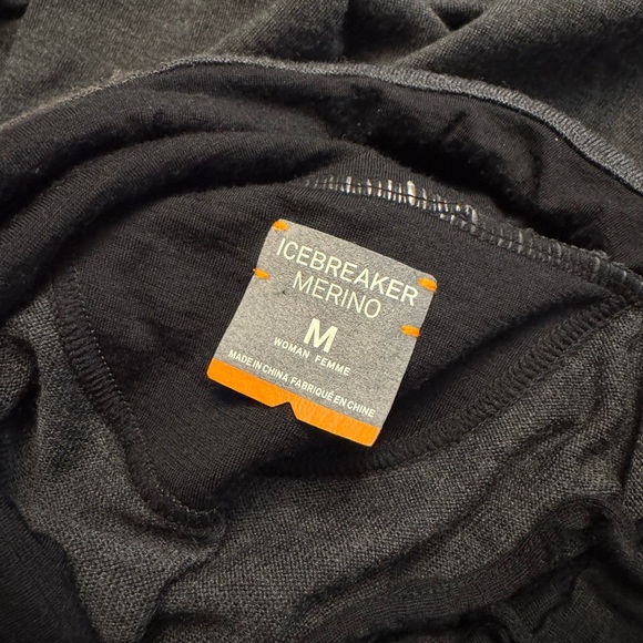 Icebreaker Women's Dark Gray Cowl Neck Sweater - Picture 7 of 10